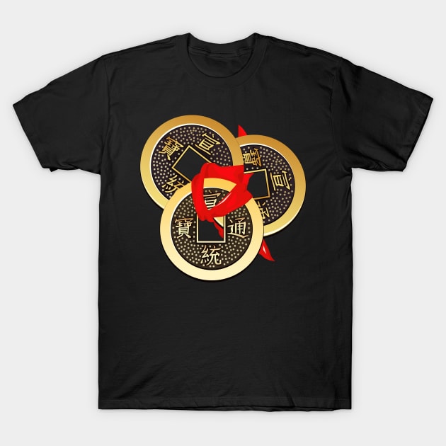 Red ribbon t shirt clearance